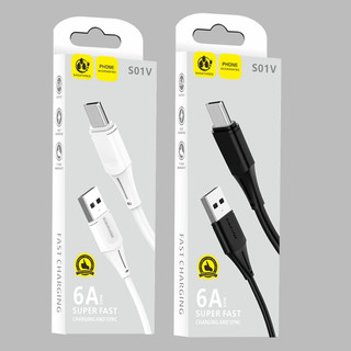 کابل شارژ و دیتا میکرو USB مدل S58V با جریان ۲.۴ آمپر با قیمت عمده